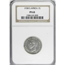 South Africa: George VI Shilling 1938, KM-28, PR