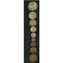 South Africa: George VI 9-piece Proof Set 1949,