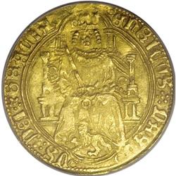 Spain: Enrique IV gold 1 Enrique ND (1453-74), R