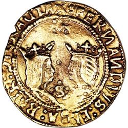 Spain: Fernando and Isabel gold 2 Excelentes ND