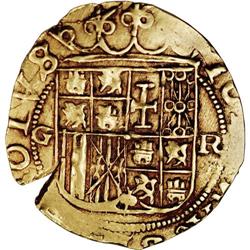Spain: Carlos & Juana gold Escudo ND (1516-56),