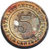Image 2 : Straits Settlements: Edward VII silver 5 Cents 1
