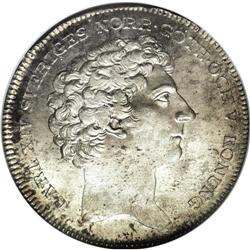 Sweden: Carl XIV Riksdaler 1819-LB, KM-593, beau