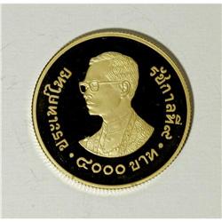 Thailand: Rama IX gold 4,000 Baht 1981, Internat