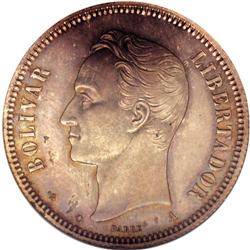 Venezuela: Republic Specimen 1873A (50 Centavos)