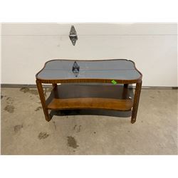 mirror top table