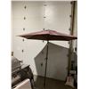 Image 2 : Outdoor umbrella and stand