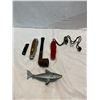 Image 1 : Pipe, lighters, and knives