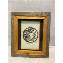 Haida Bear and cub 11x13 inches Clarence Mills