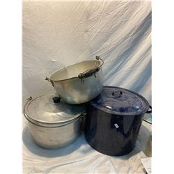 Canner and two pots