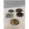 Image 1 : Lot of 5 belt buckles