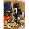 Image 1 : Box of electronics power cord and remote