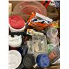 Image 1 : Lot to go mugs, Plastic cutlery ect