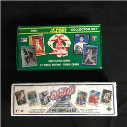 1991 BASEBALL CARD COLLECTOR SETS LOT