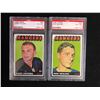 Image 1 : 1965 TOPPS GRADED HOCKEY CARD LOT (PETERS, SEILING)