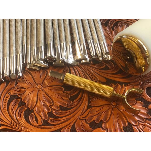 Barry King Custom Made Leather Working Tool Kit