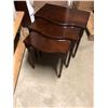 Image 1 : Cherry Side Arm Chairs and 3 Nesting Tables