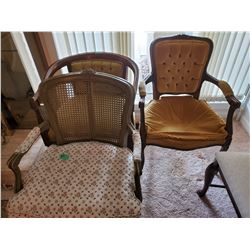 3 Vintage Arm Chairs