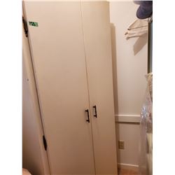 White 5 Shelf Wardrobe