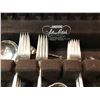 Image 4 : Birks Sterling Silverware Set With Wood Box & Silver Plate Pot Holder