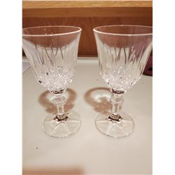10 Miscellaneous Crstyal Goblets, 2 Sherri Glasses