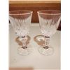 Image 1 : 10 Miscellaneous Crstyal Goblets, 2 Sherri Glasses