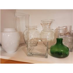 13 Micellaneous Flower Vases - Various Sizes