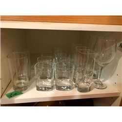 16 Miscellaneous Glass Cups - Various Sizes