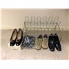 Image 1 : Miscellaneous Ladies Shoes (Worn) All Shoes are Size 9 & Wire Shoe Rack