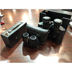 Binaculars & Pocket Brownie