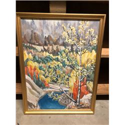 3 E.D. Henderson Canvas Paintings