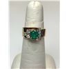 Image 1 : One Ladies Emerald and Diamond Ring
