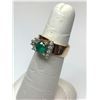 Image 2 : One Ladies Emerald and Diamond Ring