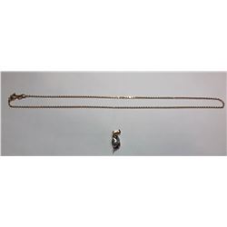 One Pearl Pendant & One Gold Chain