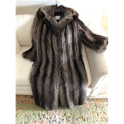 Full Length Racoon fur Jacket - Furs by Lister