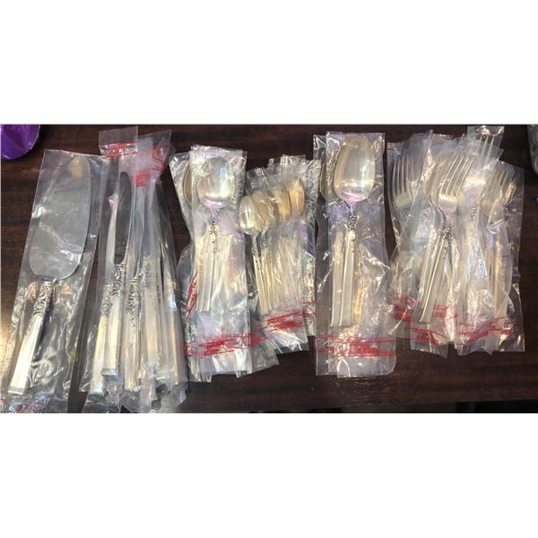 Heirloom Sterling Silverware Set - Silver Rose