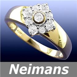 Vintage 1.75 ct Certified Emerald & VS Diamond Ring 14k