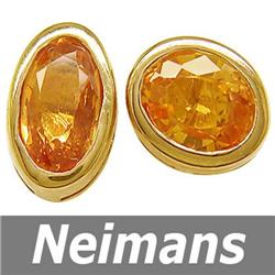 Gem Certified 2.50 ct Yellow Sapphire & VS Diamond Ring