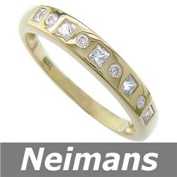 Certified Gem 9.75 ct Sapphire & VS Diamond Ring 14kt