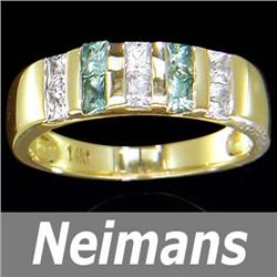 Gem 9.25 ct Certified Ruby & Diamond Bracelet 14kt Gold