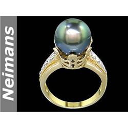 Antique 4.50 ct Certified Ruby & Sapphire Ring 14k Gold