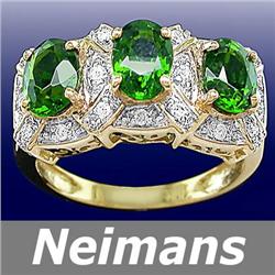 Certified 1.00ct Black & White VS Diamond Cocktail Ring