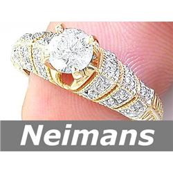 Finest Certified 3.75 ct Amethyst & VS Diamond Ring 14k