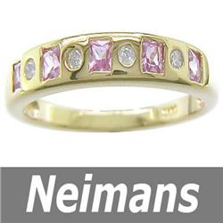 Vintage 1890's 3.50 ct Sapphire & VS Diamond Ring 14kt