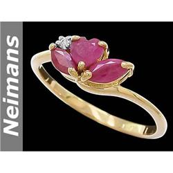 Certified .50 ct Yellow & White Diamond Cocktail Ring