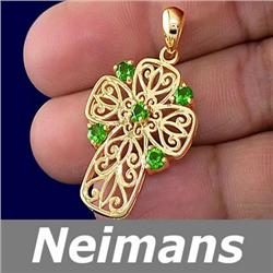 Victorian 11.75ct White & Yellow Sapphire Ring 14k Gold