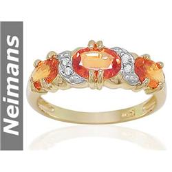 Finest 9.50 ct Certified Ruby & VS Diamond Ring 14kt