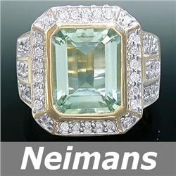 Certified .75ct Black & White Diamond Cocktail Ring 14k