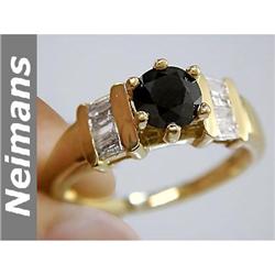 Finest 2.75 ct Certified Sapphire & VS Diamond Ring 14K