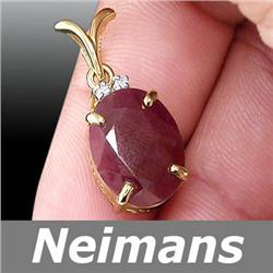 Best 8.50 ct Certified Ruby Bracelet 14kt Gold